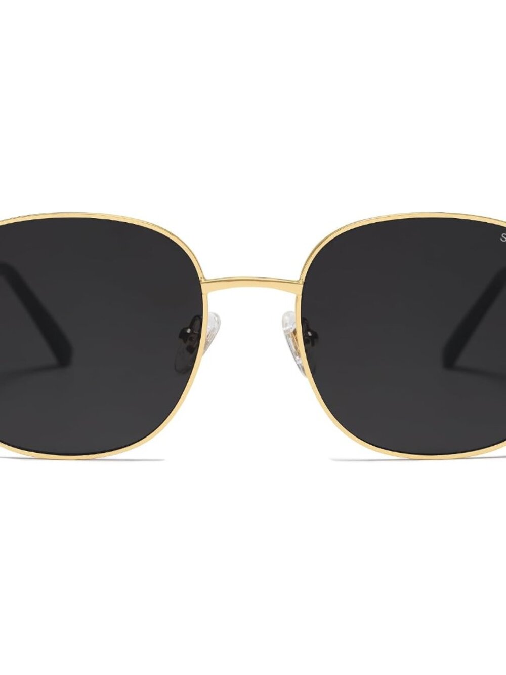 Fashionable Polarized Square Sunglasses for Men & Women – SJ1137 Gold Shades